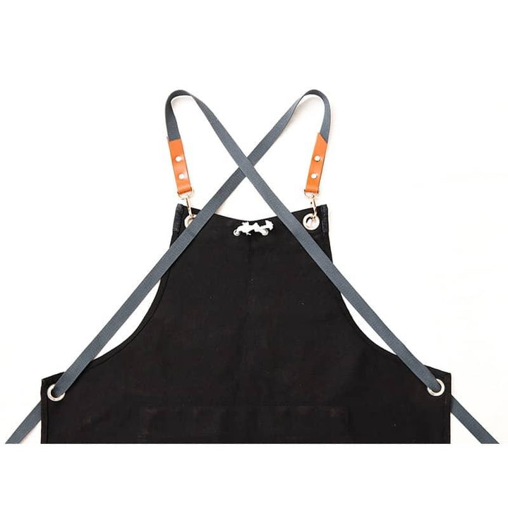 Black Restaurant Barista Apron - Trendha