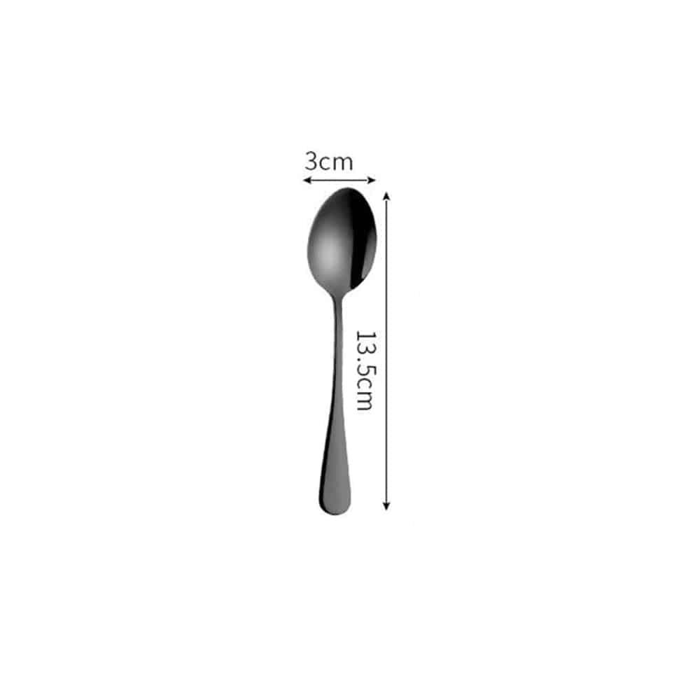 Black Tableware Set - Trendha