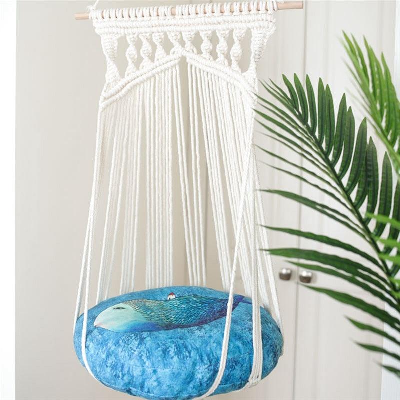 Bohemian Style Cotton Cat Bed Tapestry - Trendha