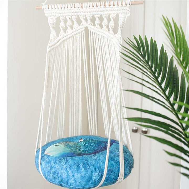 Bohemian Style Cotton Cat Bed Tapestry - Trendha