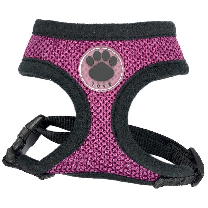 Breathable Paw Print Harness - Trendha