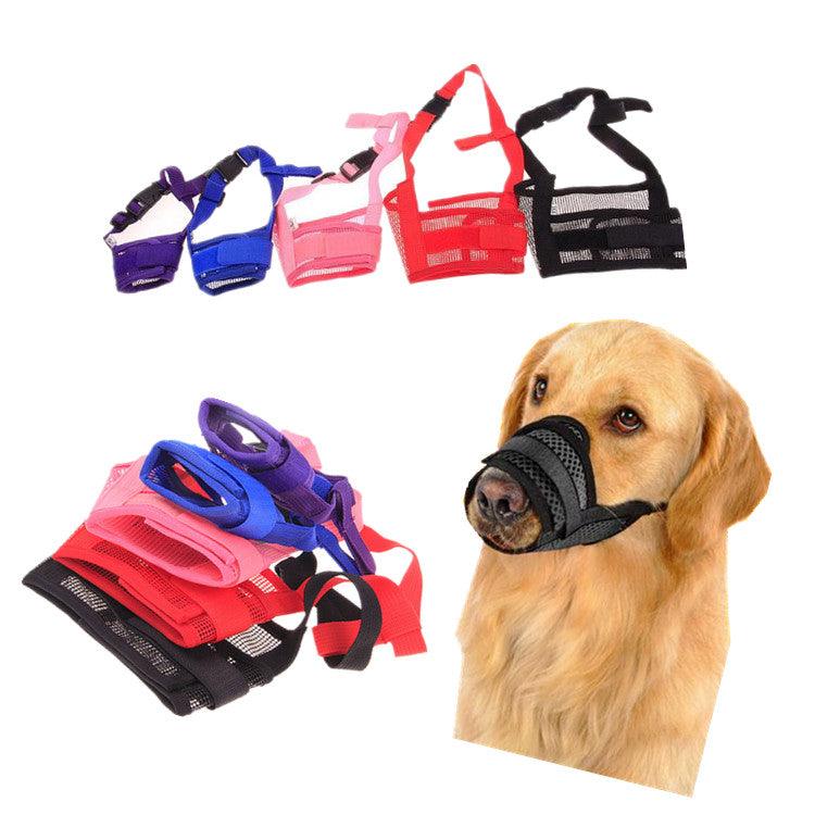 Polyester Mesh Sleeve Muzzle for Dogs