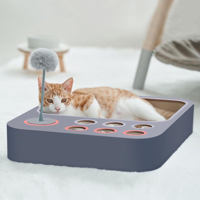 Cat Scratching Board Nest with Play Area