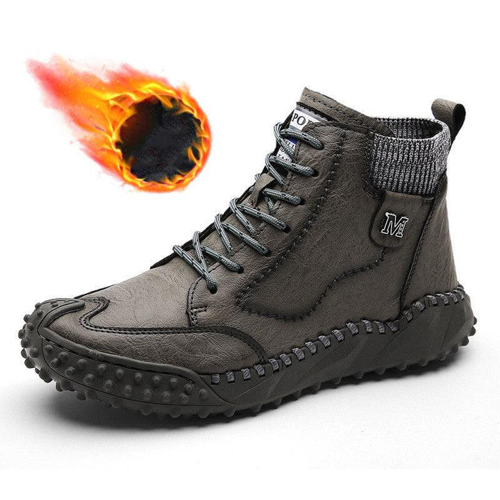 Casual Shoes Platform High Top Leather Boots - Trendha
