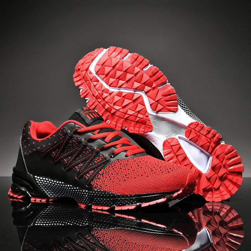 Men's Breathable Lightweight Flying Knit Shoes Sports Casual Shoes - Trendha