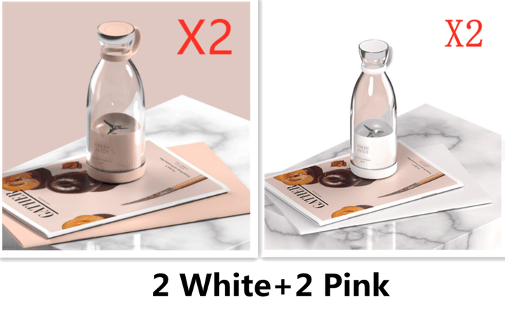 350ML Electric Juicer Blender Mixer USB Rechargeable Machine Household Portable Blender Maker Cup Kitchen Tool Kit - Trendha