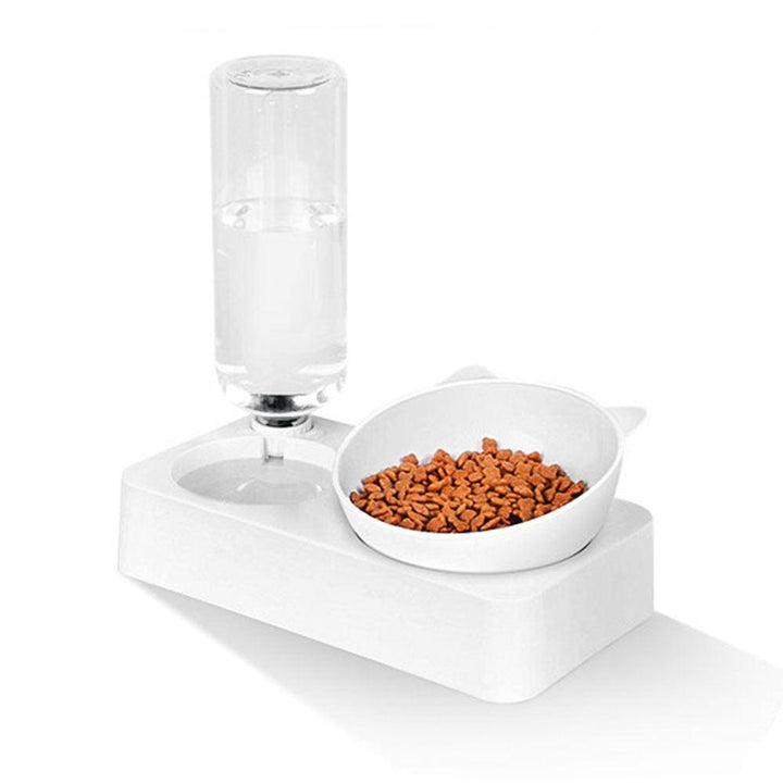 Cat's Food and Water Bowl - Trendha