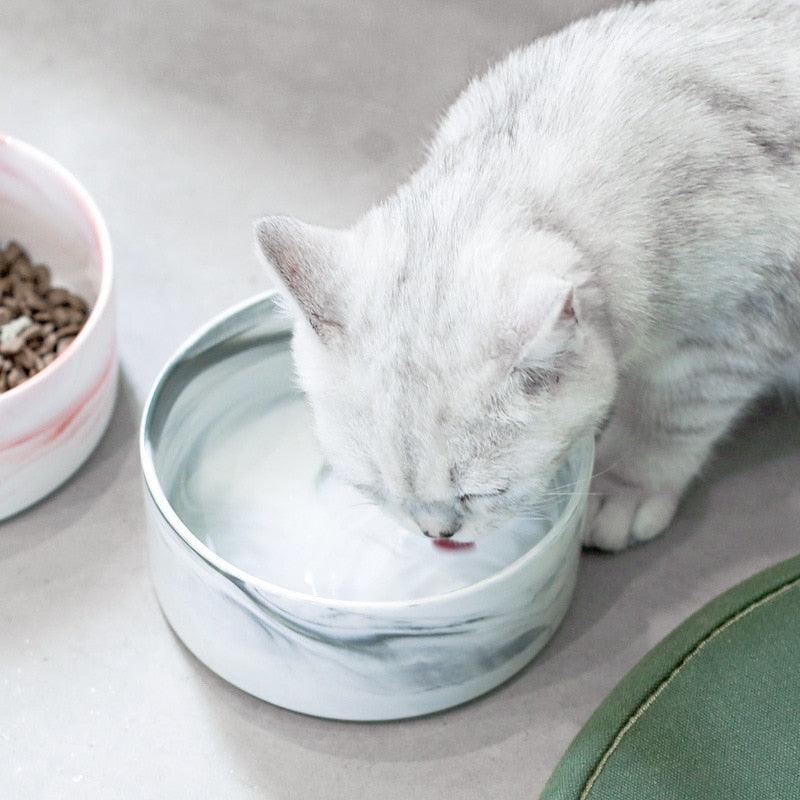 Cat's Marble Ceramic Bowl - Trendha