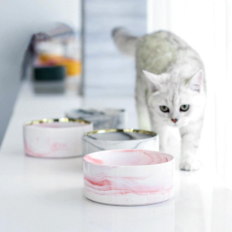 Cat's Marble Ceramic Bowl - Trendha