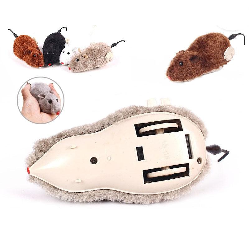 Cat's Plush Mouse Mechanical Toy - Trendha
