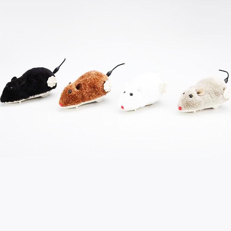 Cat's Plush Mouse Mechanical Toy - Trendha