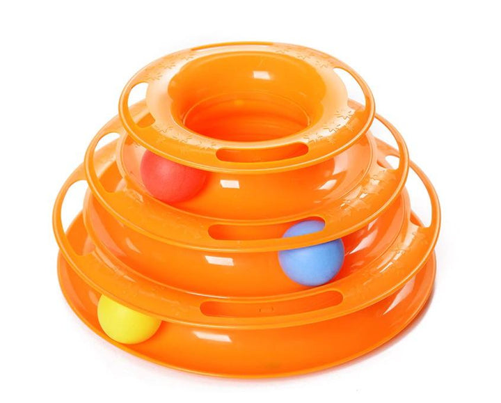 Cat's Three Levels Tower Toy - Trendha