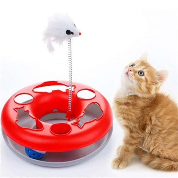 Cat's Toy with Bouncing Mouse - Trendha