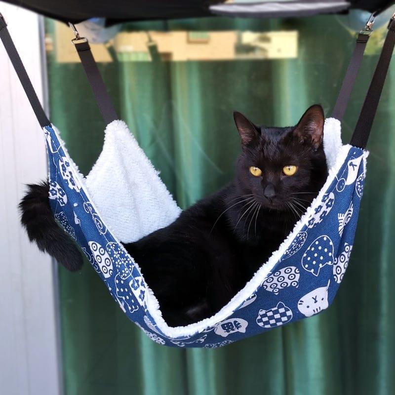 Cats Cotton Double Hanging Hammock - Trendha