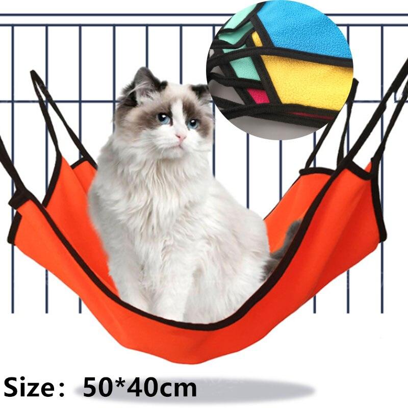 Cats Cotton Double Hanging Hammock - Trendha