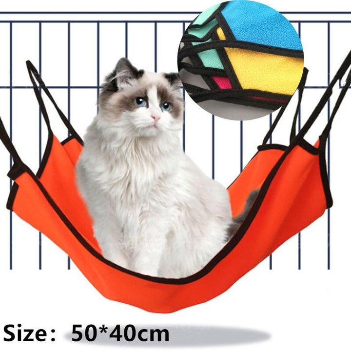 Cats Cotton Double Hanging Hammock - Trendha