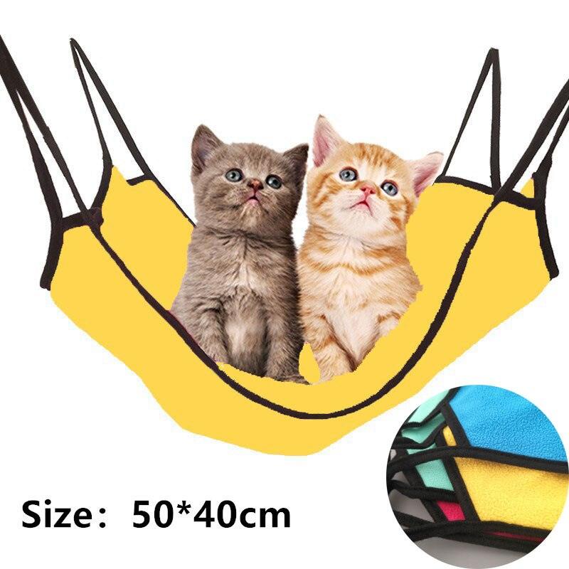 Cats Cotton Double Hanging Hammock - Trendha