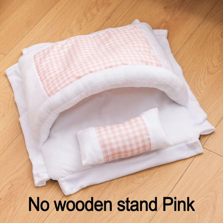 Cats Removable Wooden Sleeping Hammock Bed - Trendha