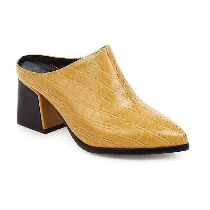 Large Size Baotou Stone Pattern Shoes - Trendha