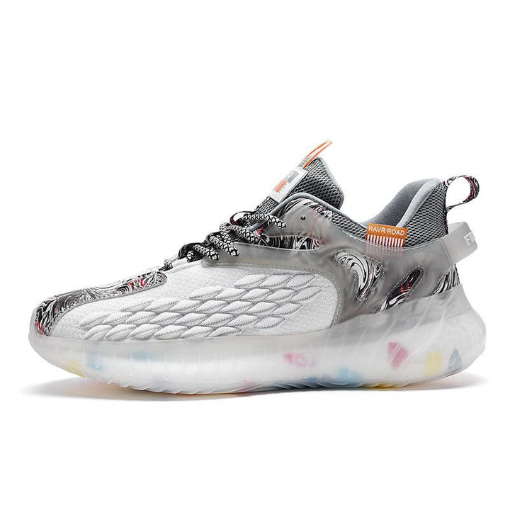 New Style Men's Shoes Fish Scale Net Coconut Shoes - Trendha