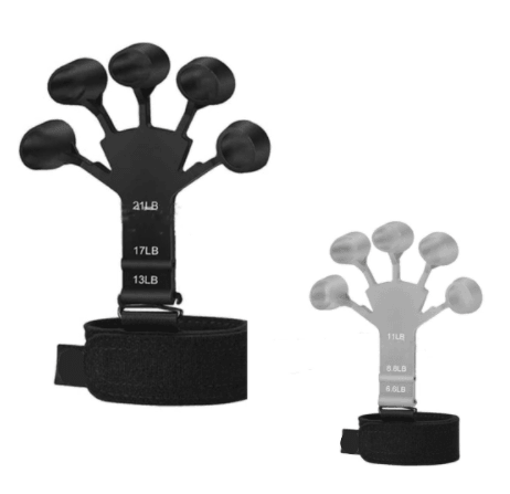 Silicone Grip Device Finger Exercise Stretcher Finger Gripper Strength Trainer Strengthen Rehabilitation Training - Trendha