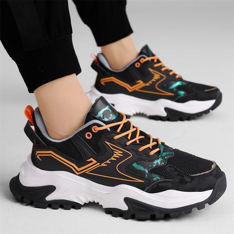 Fashion Student Sneakers Breathable Running Casual Daddy Shoes - Trendha