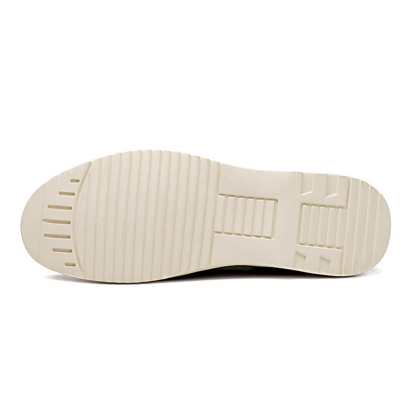 Pigskin Retro Lace Up Korean Version Men's Breathable All Match - Trendha