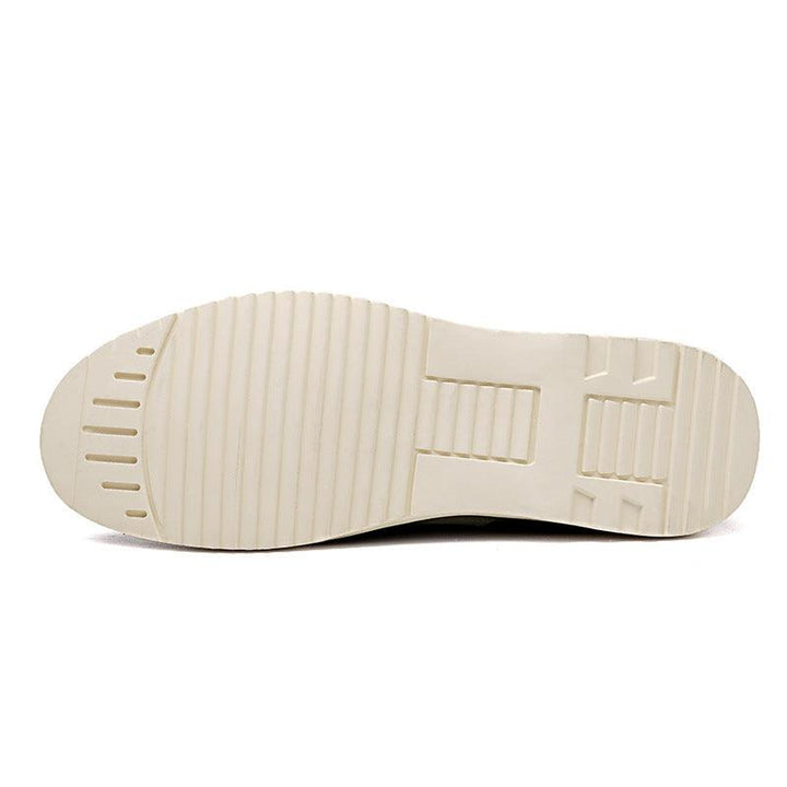 Pigskin Retro Lace Up Korean Version Men's Breathable All Match - Trendha