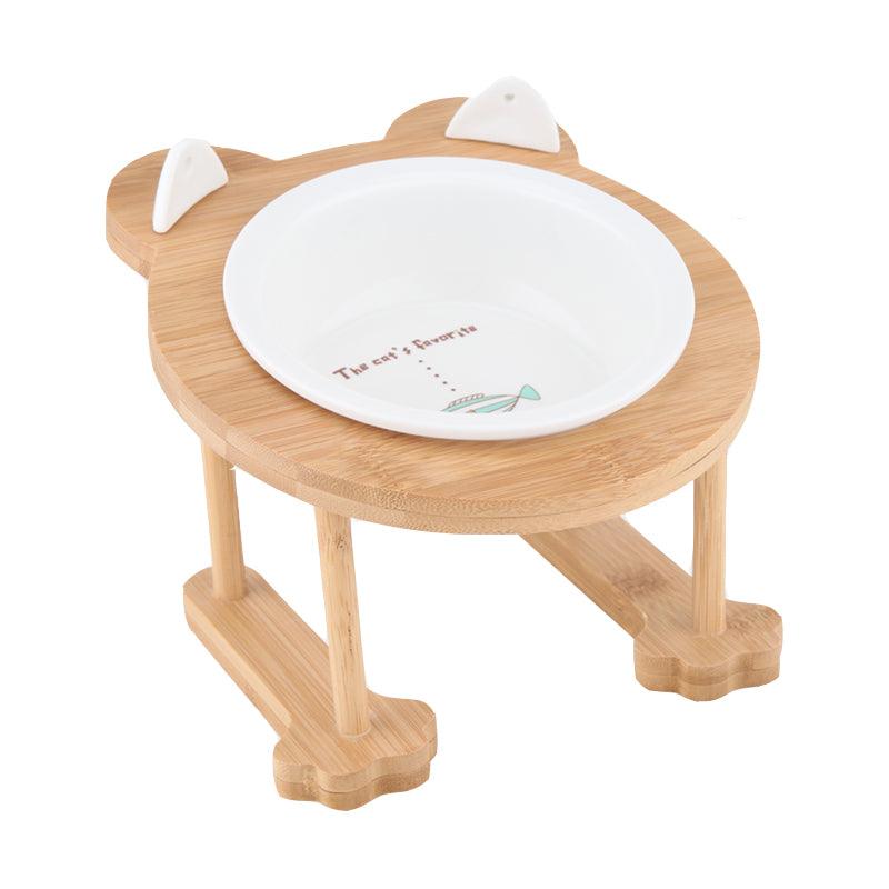Ceramic Pet Bowl with Tilted Base - Trendha