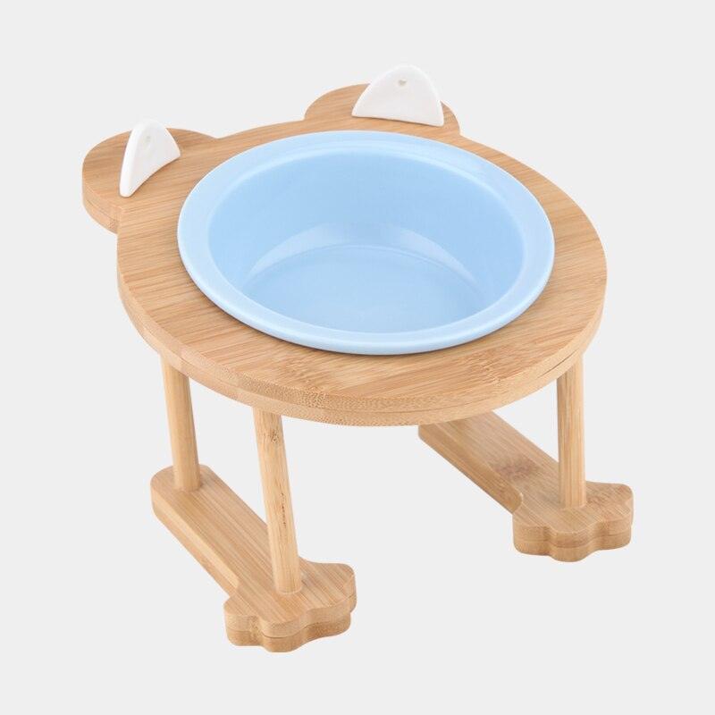 Ceramic Pet Bowl with Tilted Base - Trendha