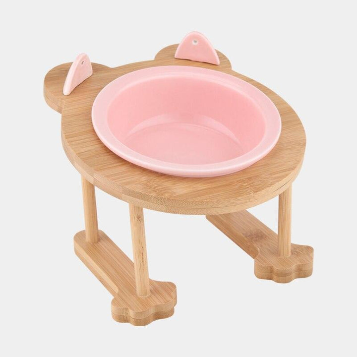 Ceramic Pet Bowl with Tilted Base - Trendha