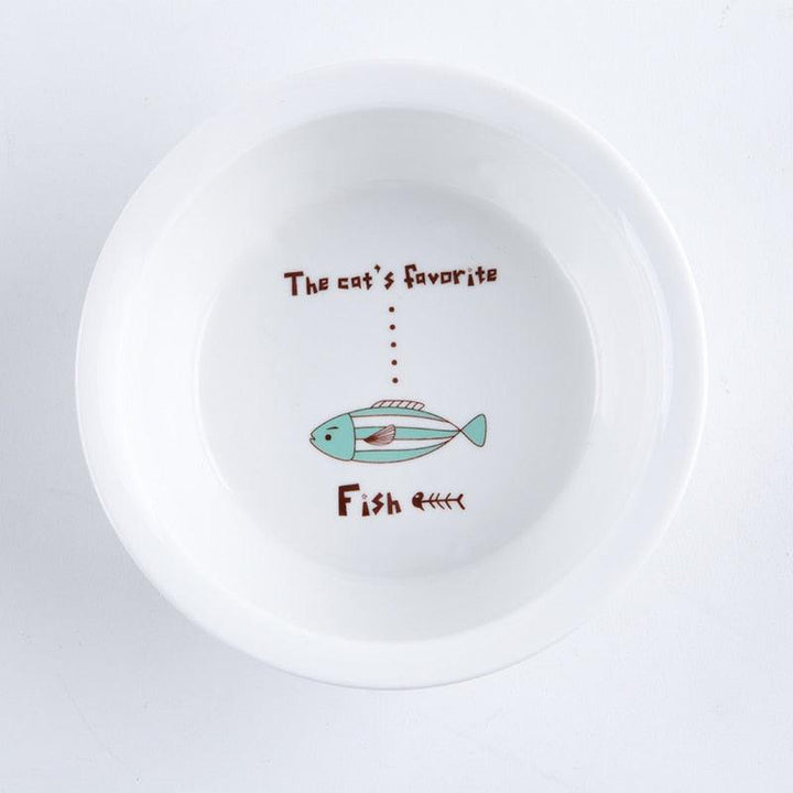 Ceramic Pet Bowl with Tilted Base - Trendha