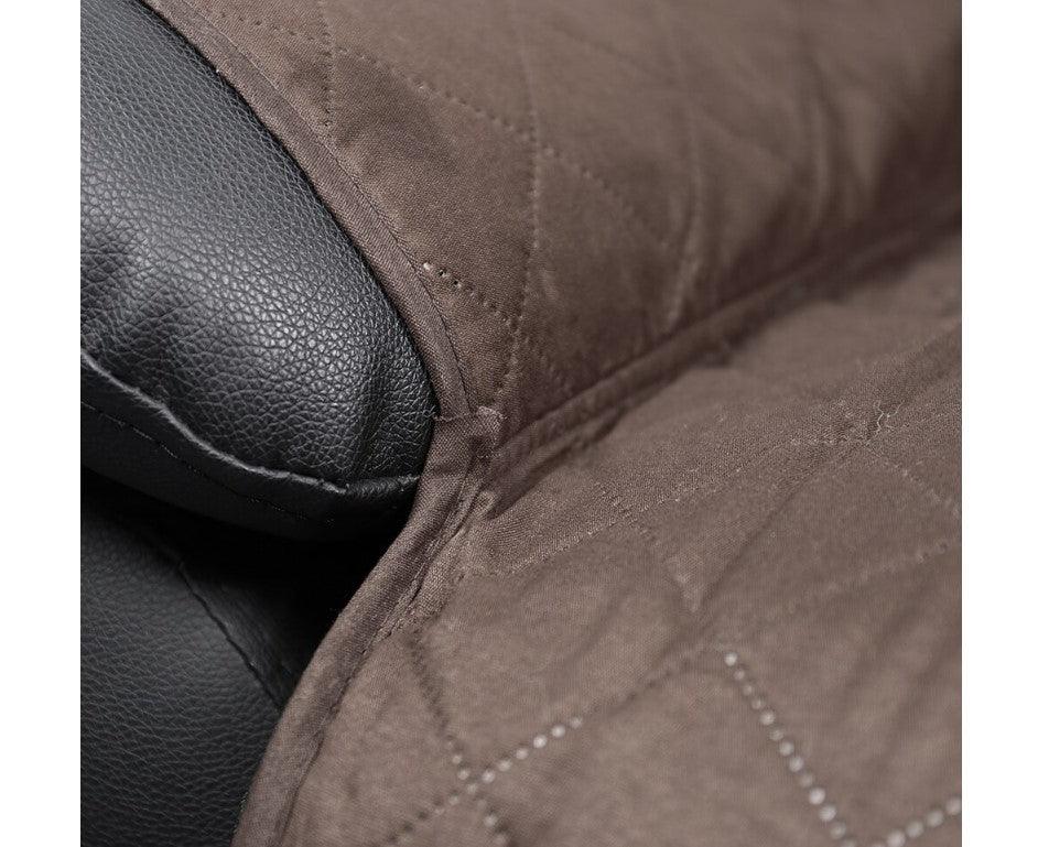 Chocolate Color Sofa Cover - Trendha
