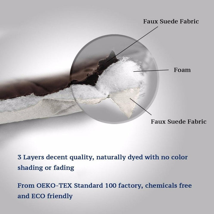 Chocolate Color Sofa Cover - Trendha
