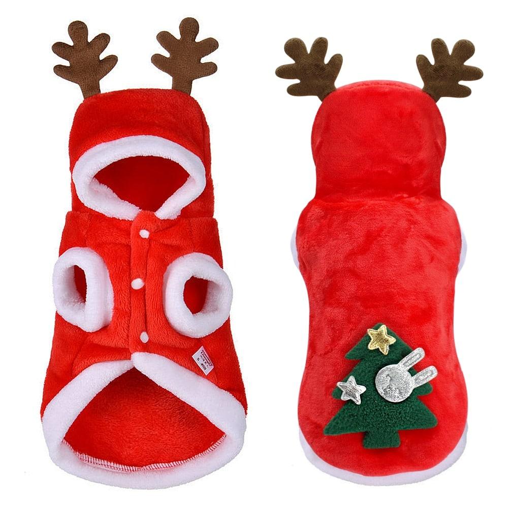 Christmas Style Flannel Dog Jacket - Trendha