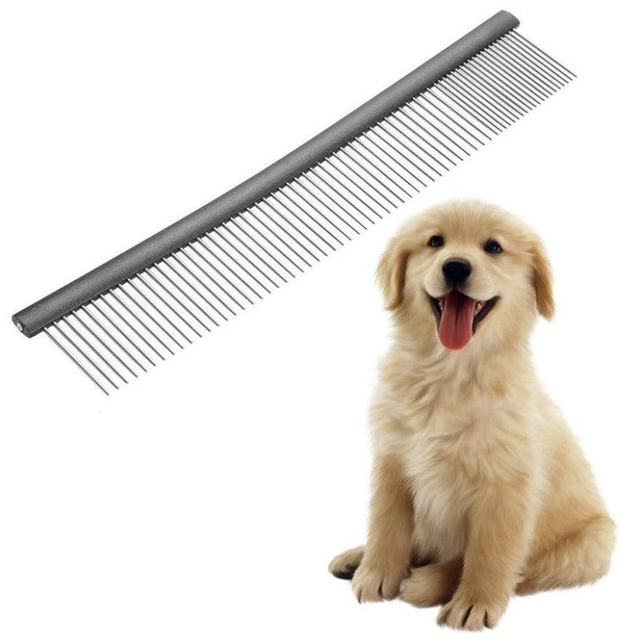 Chrome Plate Pet Grooming Comb - Trendha