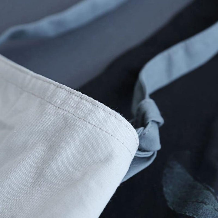 Coconut Leaf Printed Coffee Shop Barista Apron - Trendha