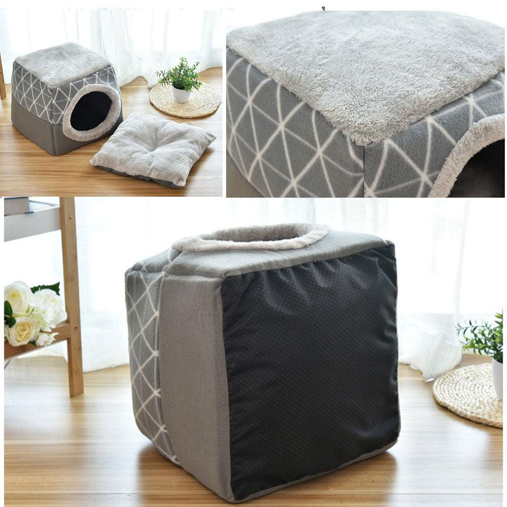 Collapsible Cat House and Bed - Trendha