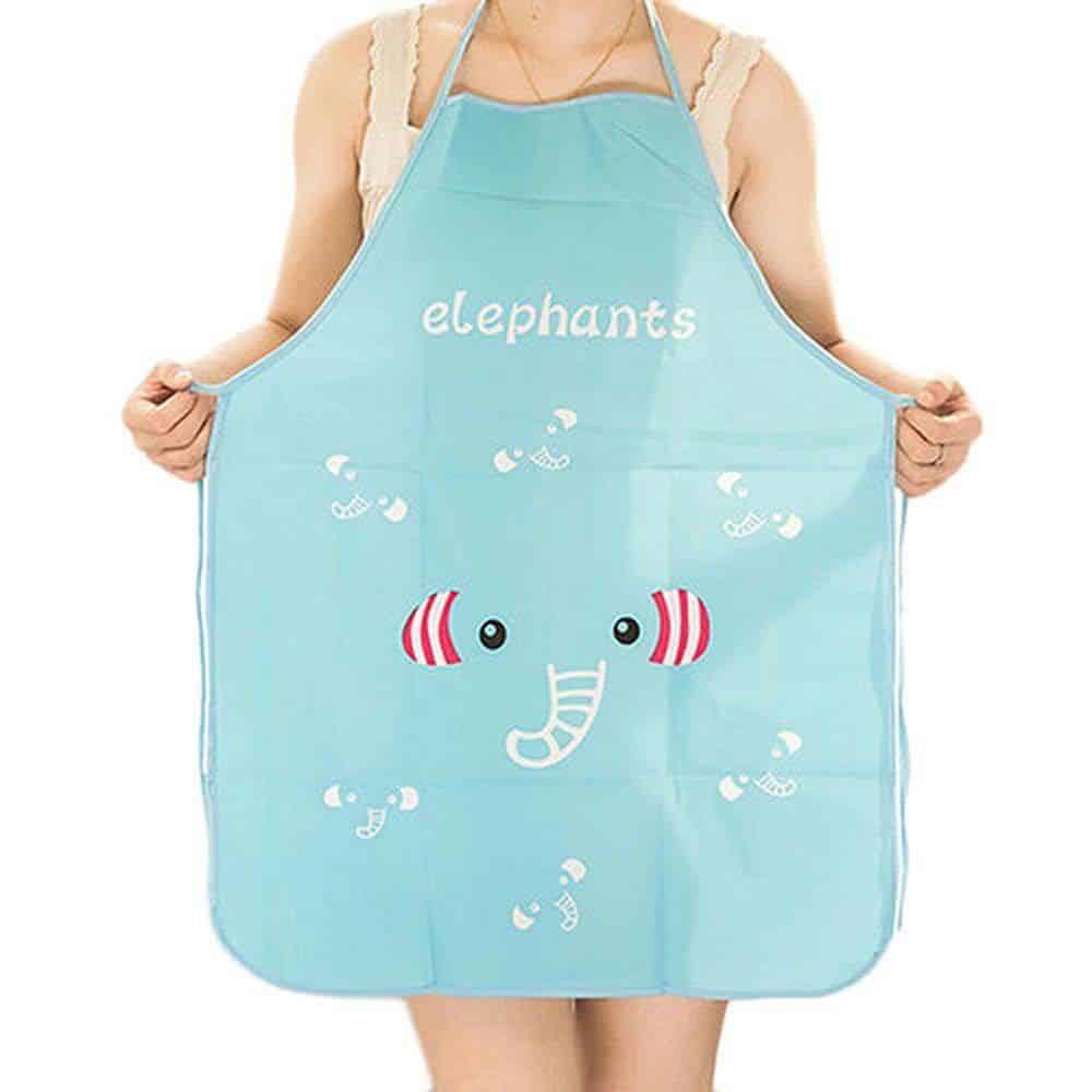 Cute Cartoon Styled Waterproof Cloth Kitchen Apron
