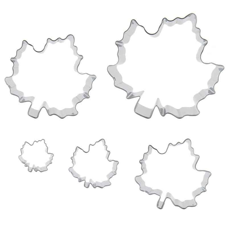 Maple Leaf Stainless-Steel Cookie Cutter