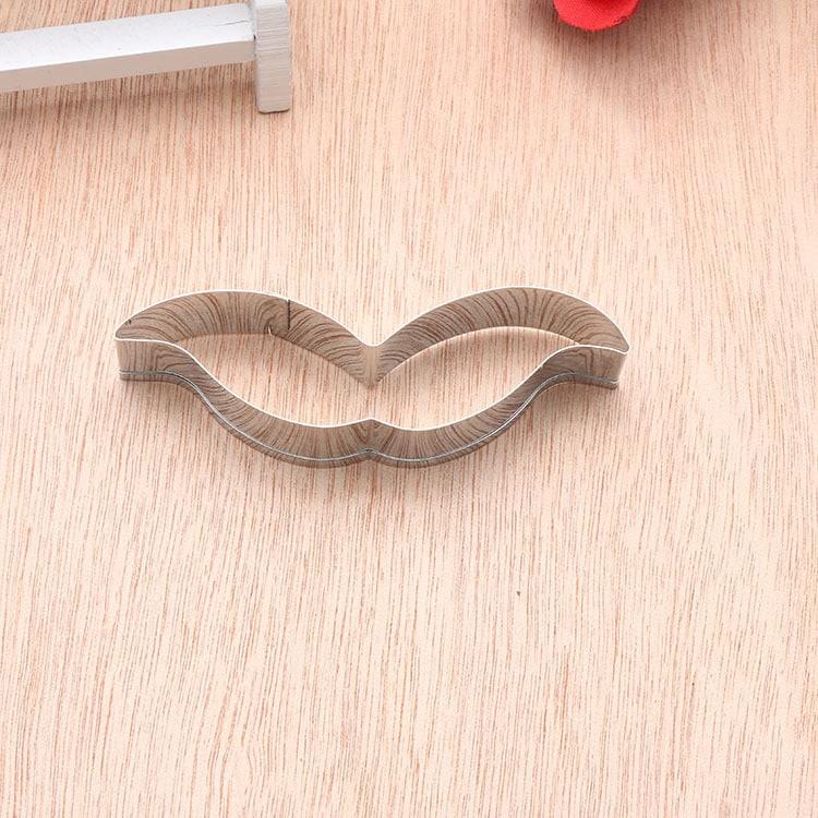 Cute Moustache Shaped Eco-Friendly Stainless Steel Cookie Cutter