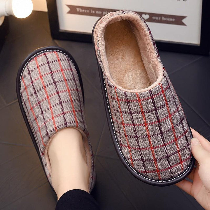 Fabric Cotton Slippers Bag With Platform - Trendha