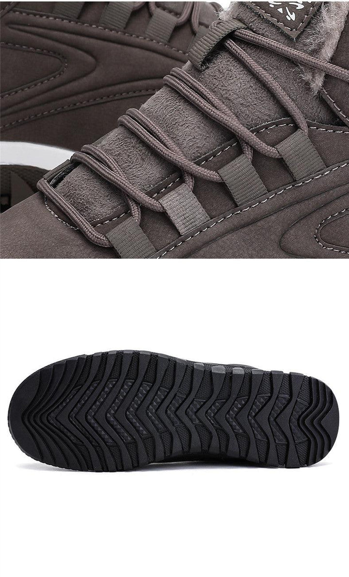 High-top Plus Cashmere Middle-aged And Elderly Walking Shoes - Trendha