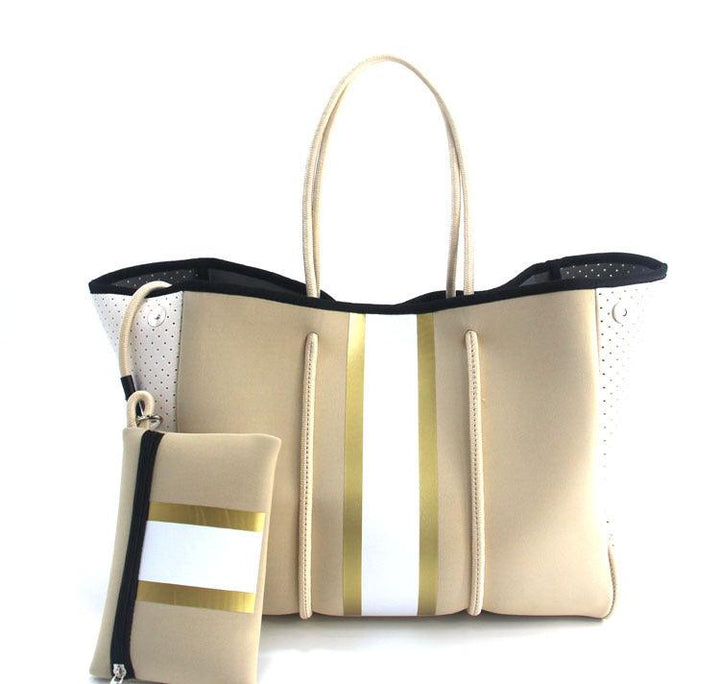 European And American Fashion Beach Bag Fashion Large-capacity Shoulder Bag Neoprene - Trendha