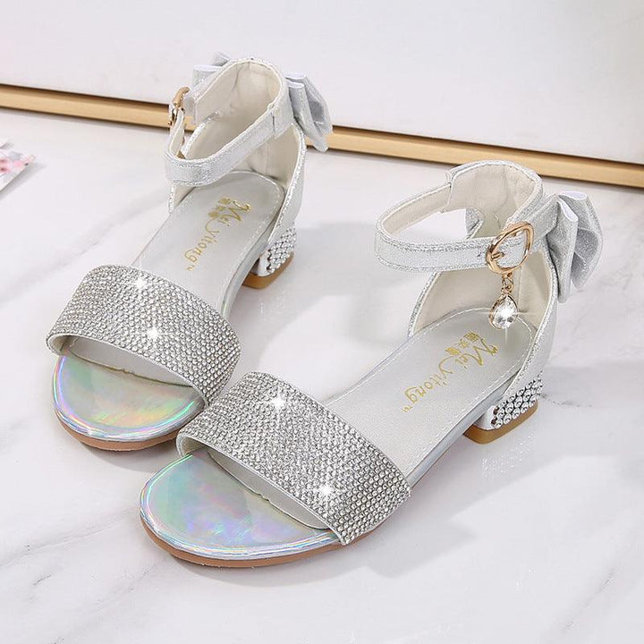Girls Soft Sole Princess Shoes High Heel Sandals - Trendha