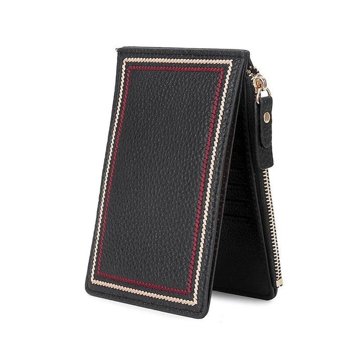 Leather Wallet Compact Ultra-thin Ladies Short - Trendha