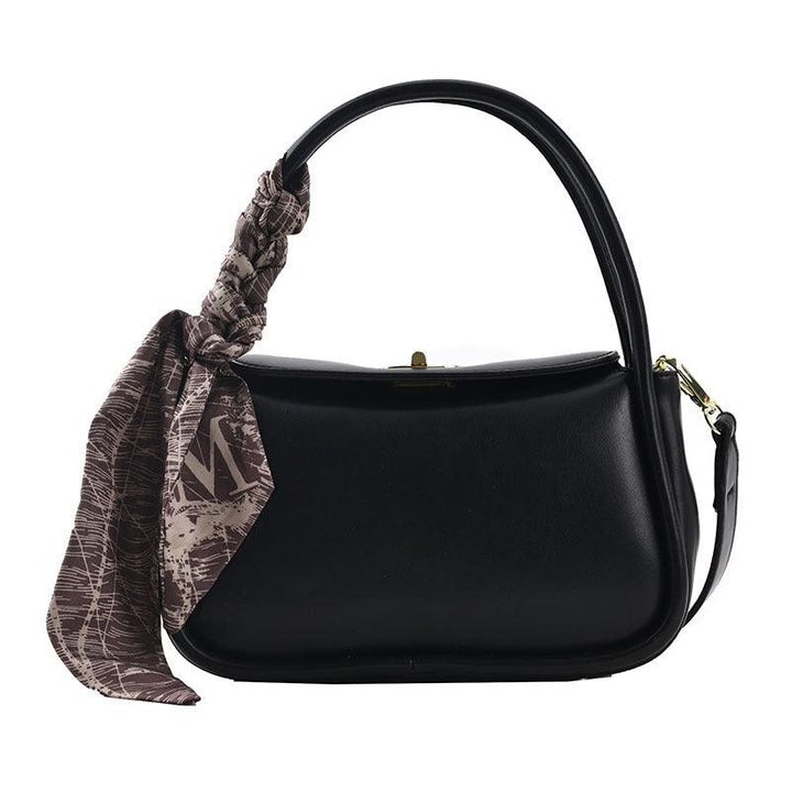 Pure Color Silk Scarf Printed Trendy Handbags - Trendha