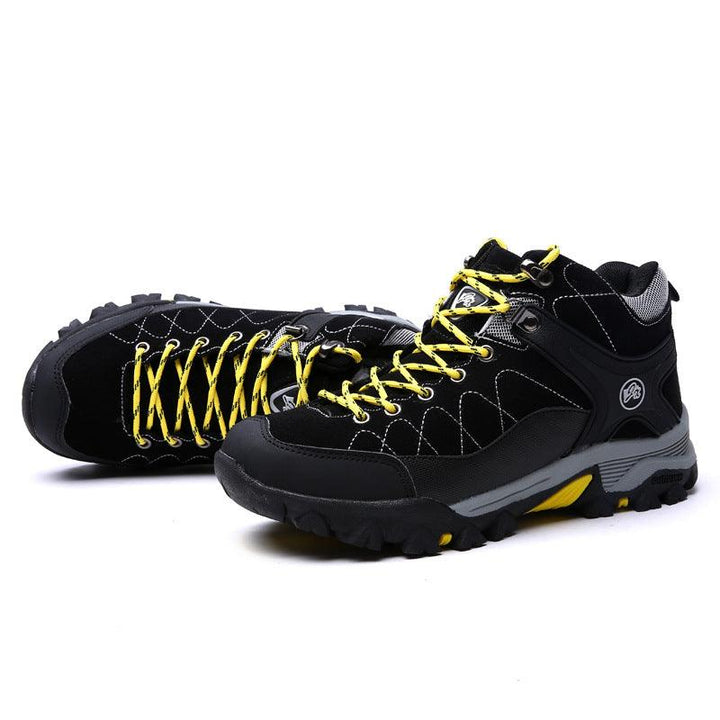 Outdoor High-top Hiking Warm Cotton Shoes - Trendha