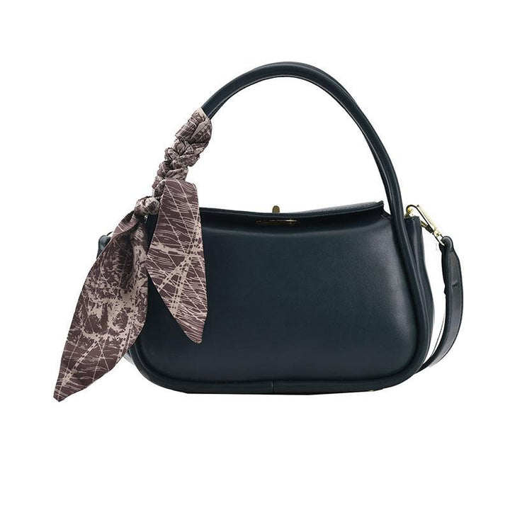 Pure Color Silk Scarf Printed Trendy Handbags - Trendha