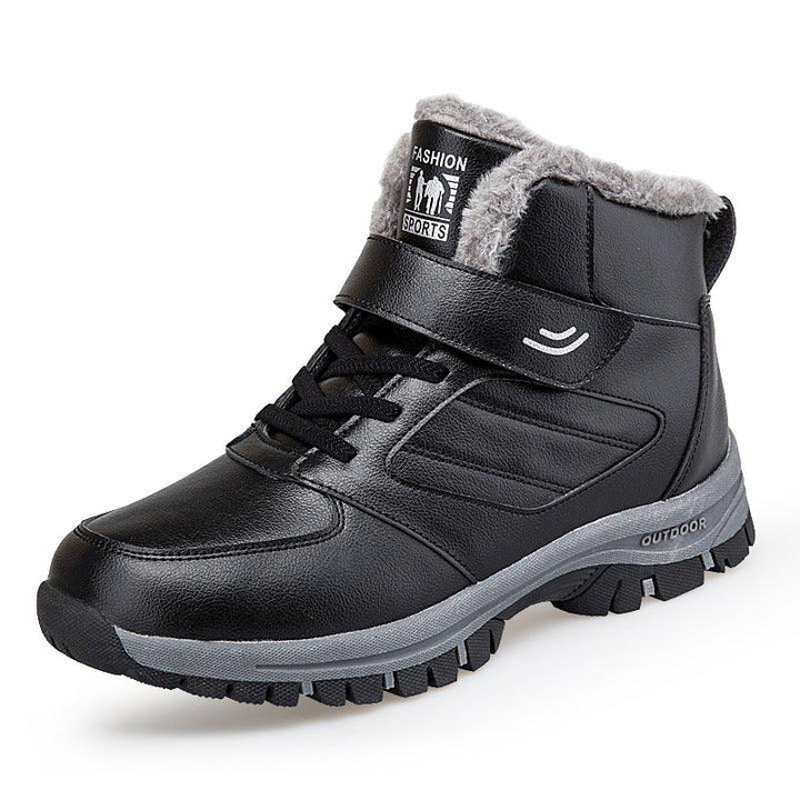Sports Casual Shoes Two Cotton Plus Velvet Thick Warm Snow Boots - Trendha